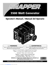 Snapper 30214 Operator's Manual
