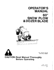 Simplicity 1600201 Operator's Manual