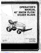 Simplicity 1691833 Operator's Manual