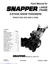 Snapper 5230 Parts Manual
