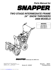 Snapper 1695314 Parts Manual