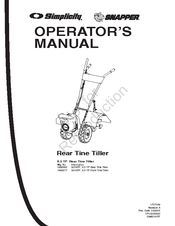 Simplicity 1695583 Operator's Manual