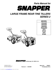 Snapper RT8 sries Parts Manual