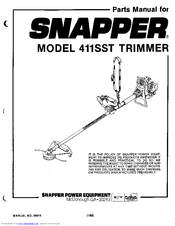 Snapper 411SST Parts Manual