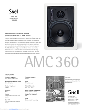 Snell AMC 360 Specifications