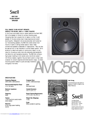 Snell AMC 560 Specifications