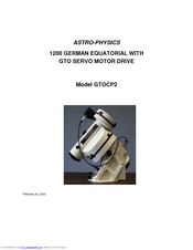 ASTRO-PHYSICS GTOCP2 User Manual