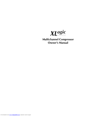 Solid State Logic XLOGIC 82S6XL010D Owner's Manual