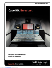 Solid State Logic C200 HD Brochure & Specs