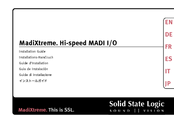 Solid State Logic MadiXtreme MADI I/O Installation Manual