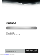 Solid State Logic DUENDE  DUENDE User Manual