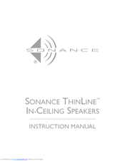 Sonance THINLINE Instruction Manual