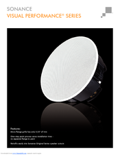 Sonance VISUAL PERFORMANCE VP65R TL Brochure & Specs