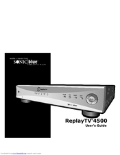 Sonic Blue ReplayTV 4500 User Manual