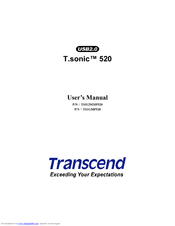 Transcend T.sonic 520 User Manual