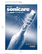 Sonicare Advance 4000 Series User Manual