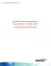 SonicWALL Content Security Manager 2200 Getting Started Manual