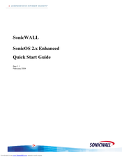 SonicWALL SonicOS 2 Series Quick Start Manual