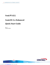 SonicWALL OS 2.x Quick Start Manual