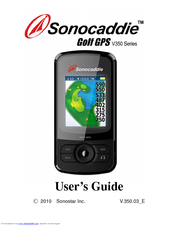 Sonocaddie V350 Series User Manual