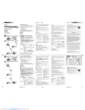 Sony BCG-34HUE Operating Instructions