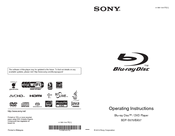Sony BLU-RAY DISC BDP-BX57 Operating Instructions Manual