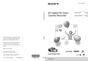 Sony Handycam HDR-TD10 Operating Manual