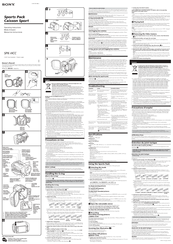 Sony SPK-HCC Operating Instructions