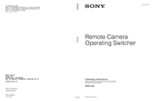 Sony BRS-200 Operating Instructions Manual