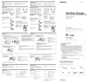 Sony MDX-66XLP - Mobile Minidisc Changer Operating Instructions