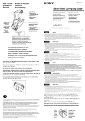Sony LCM-FD71 Operating Instructions