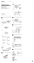 Sony TCM-AP5V Operating Instructions Manual