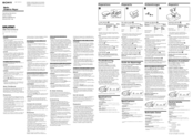 Sony Walkman WM-FX473 Operating Instructions