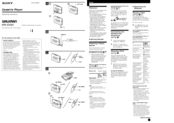 Sony Walkman WM-EX562 Operating Instructions