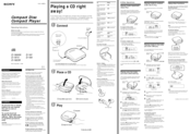 Sony Discman D-182CK Operating Instructions