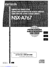 Aiwa NSX-A767 Operating Instructions Manual