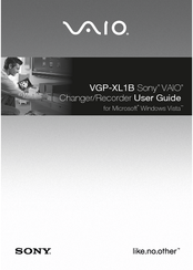 Sony VGP-XL1B3 - Vaio Digital Living System Media Changer User Manual