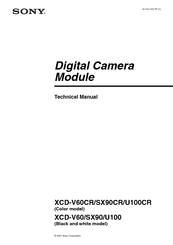 Sony XCD-V60, XCD-SX90, XCD-U100 Technical Manual