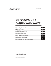 Sony MPF88E-UA Operating Instructions Manual
