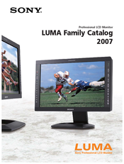 Sony LUMA Professional LCD Monitor Catalog