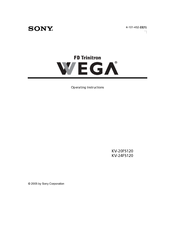 Sony FD TRINITON VEGA KV-20FS120 Operating Instructions Manual