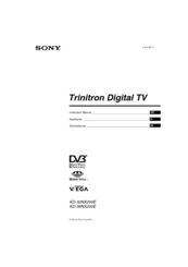 Sony KD-32NX200E Instruction Manual