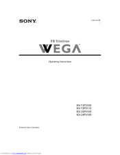 Sony KV-13FS100, KV-13FS110, KV-20FS100, KV-24FS100 Operating Instructions Manual