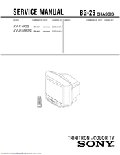 Sony TRINITRON KV-J14P2S Service Manual