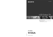 Sony WEGA KLV-15SR3U Operating Instructions Manual