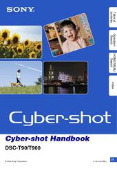 Sony DSC T90 - Cyber-shot Digital Camera Handbook