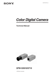 Sony DFW-SX910/X710 Technical Manual