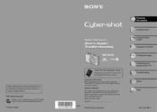 Sony Cyber-shot DSC-W100 User's Manual / Troubleshooting