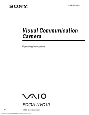 Sony VAIO PCGA-UVC10 Operating Instructions Manual