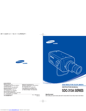 Samsung SDC-313AND Instruction Manual